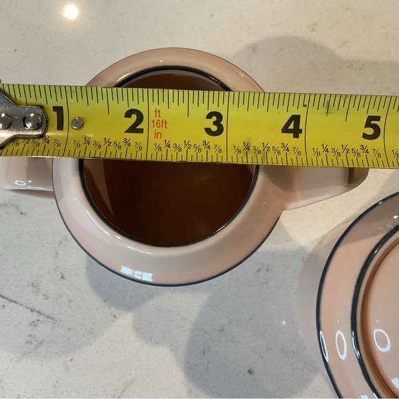 Studio Nova Neapolitan Opal Creamer & Sugar Set Japan Pale Pink & Blue Trim - Picture 11 of 11